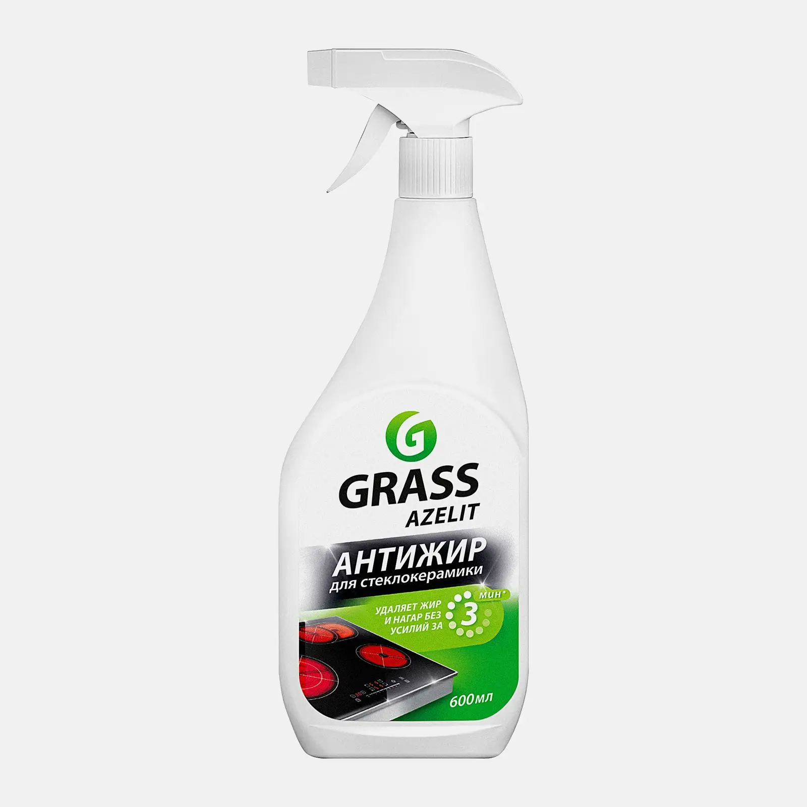 Изображение товара Средство для стеклокерамики Grass Azelit Spray 600 мл ультраэффективное очистительное средство