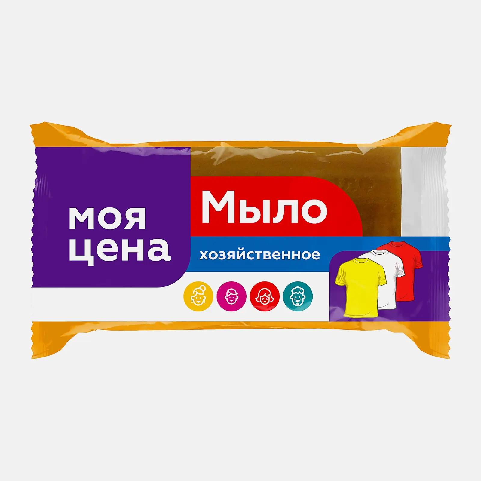 Мыло Моя цена хозяйственное 72% 150г - фото 2