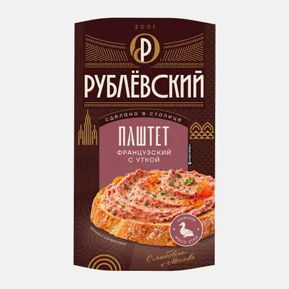 Паштет Рублевский Французский с уткой 175г