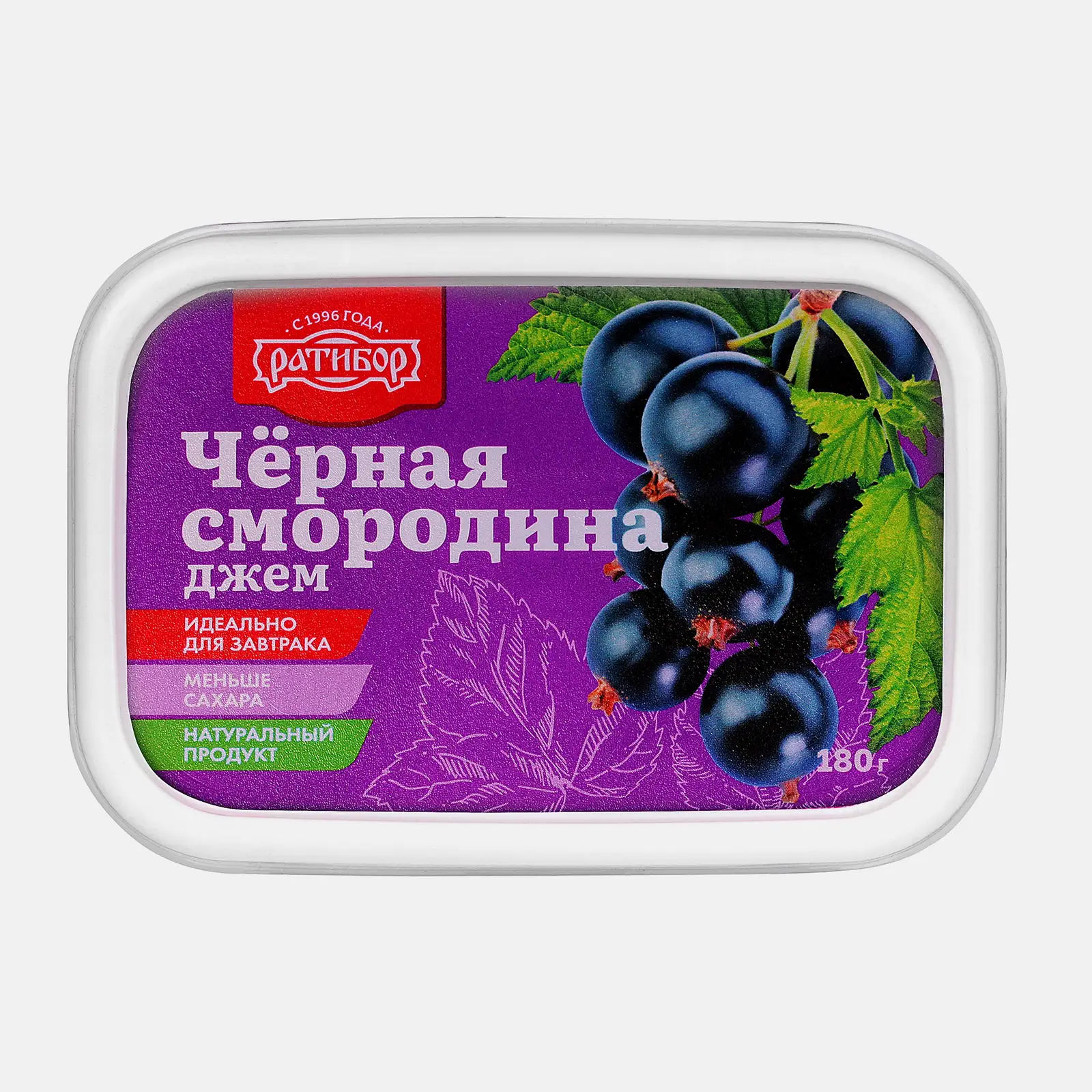 Джем Черная смородина Ратибор 180г