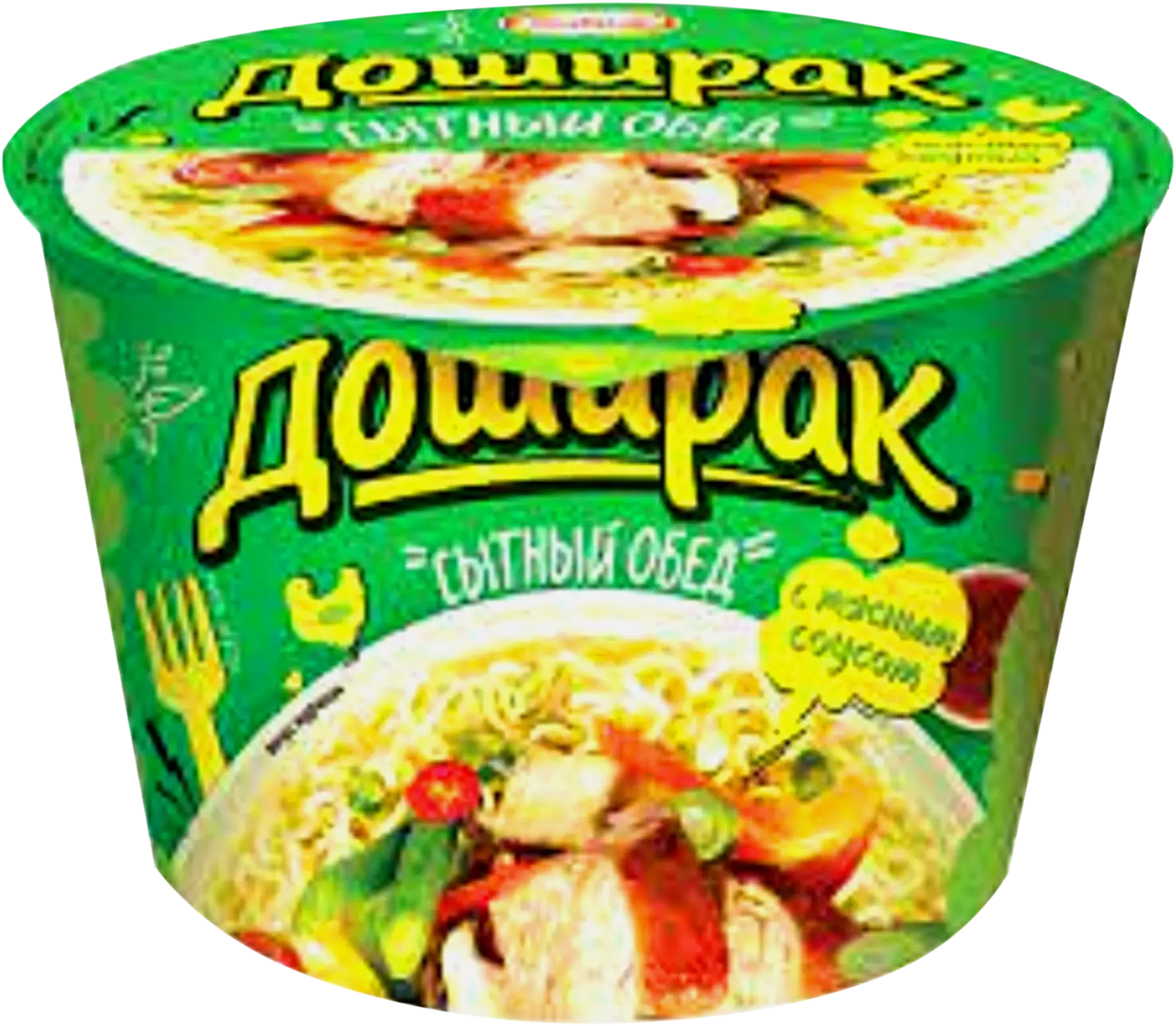Лапша Доширак Сытный обед со вкусом курицы 110г