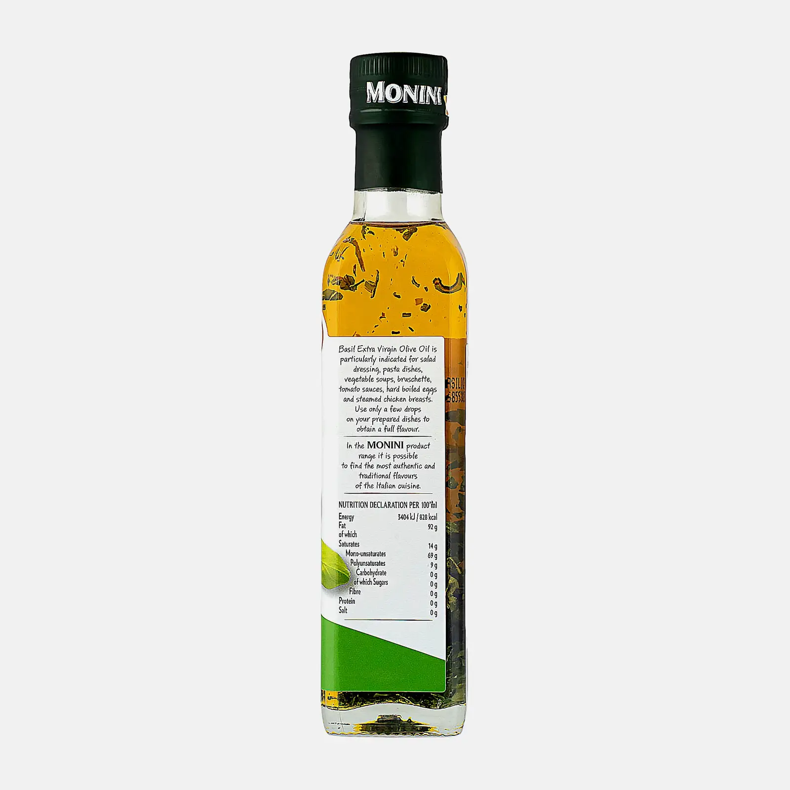 Масло оливковое Monini Basil Extra Virgin с базиликом 250мл - фото 2 Масло оливковое Monini Basil Extra Virgin с базиликом 250мл - фото 2