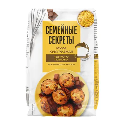 Изображение товара Мука Семейные секреты Кукурузная 500г