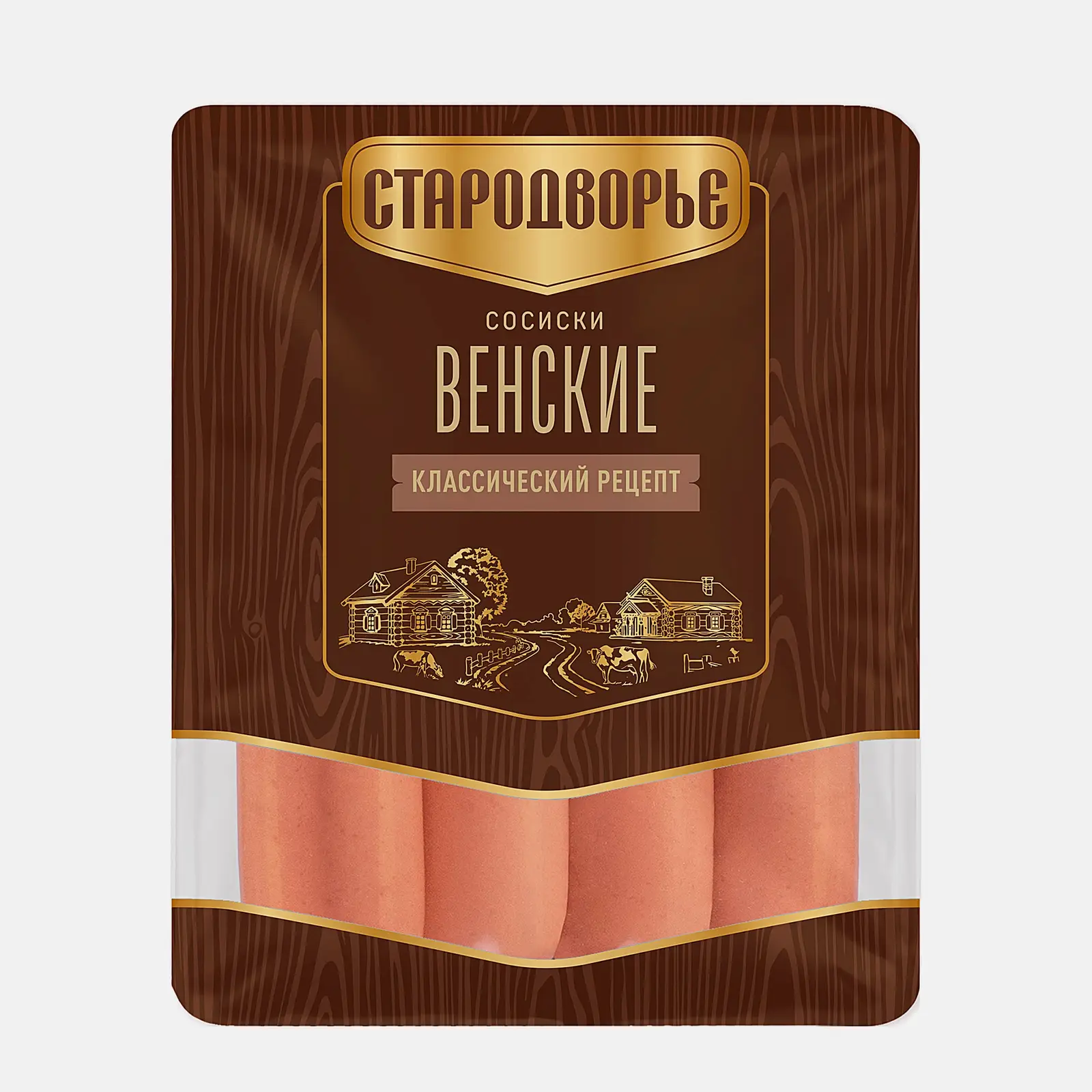 Сосиски Стародворье Венские вареные 600г Сосиски Стародворье Венские вареные 600г