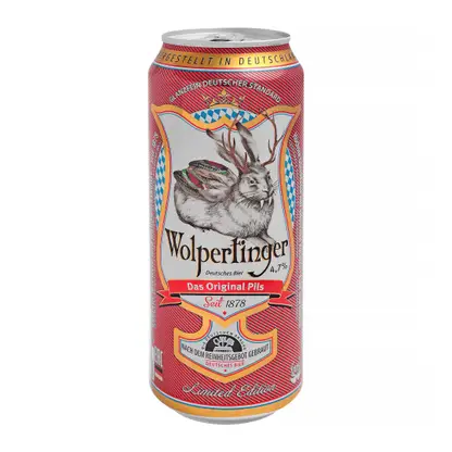 Пиво Wolpertinger светлое фильтрованное 4.7% 500мл