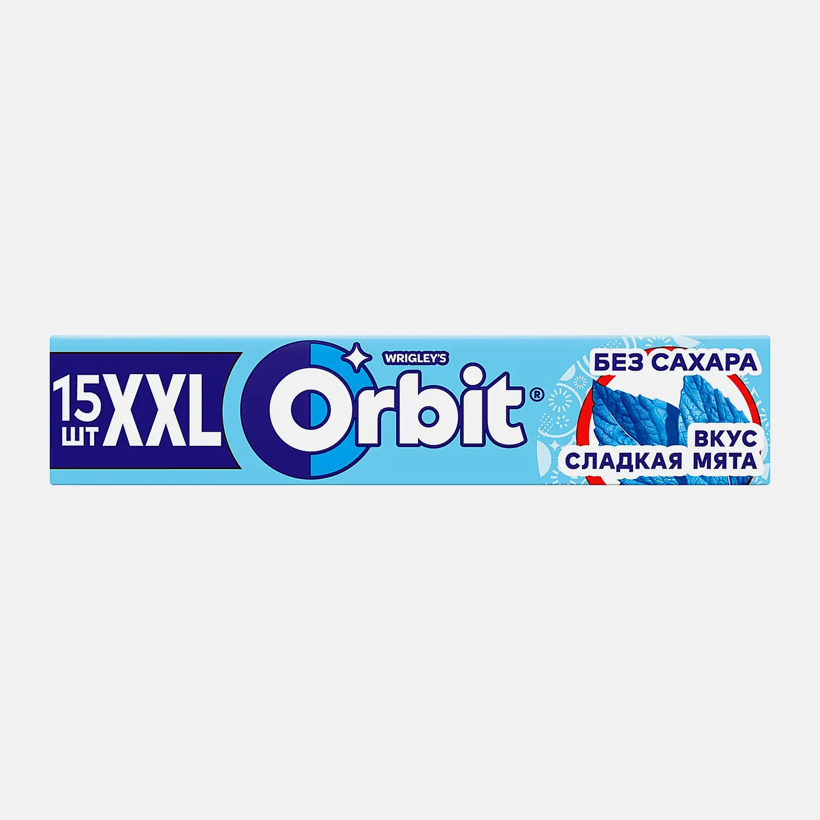 Изображение товара Жевательная резинка Orbit XXL Сладкая мята без сахара 20.4г
