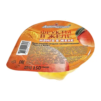Изображение товара Манго в желе Аппетиссимо 150г