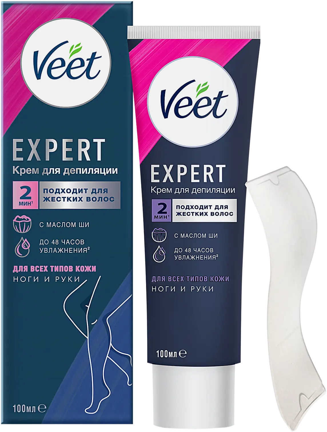 Крем для депиляции Veet Expert для всех типов кожи 100мл Крем для депиляции Veet Expert для всех типов кожи 100мл