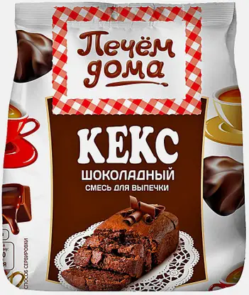 Кекс Печем дома шоколадный 300г