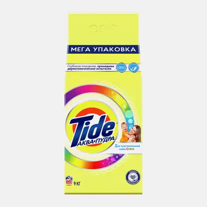 Средство для стирки Tide Color для Чувствительной и Детской кожи 9кг