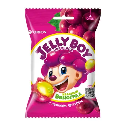 Изображение товара Жевательный мармелад со вкусом винограда Jelly Boy 44г