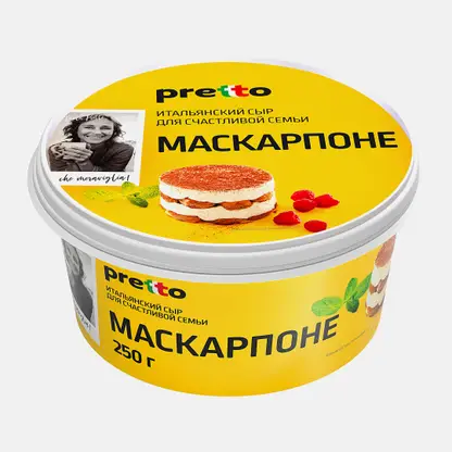 Сыр Pretto Маскарпоне 80% 250г