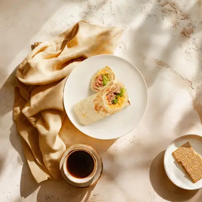 Изображение товара Сэндвич-ролл с ветчиной сыром и омлетом М Кухня 240г