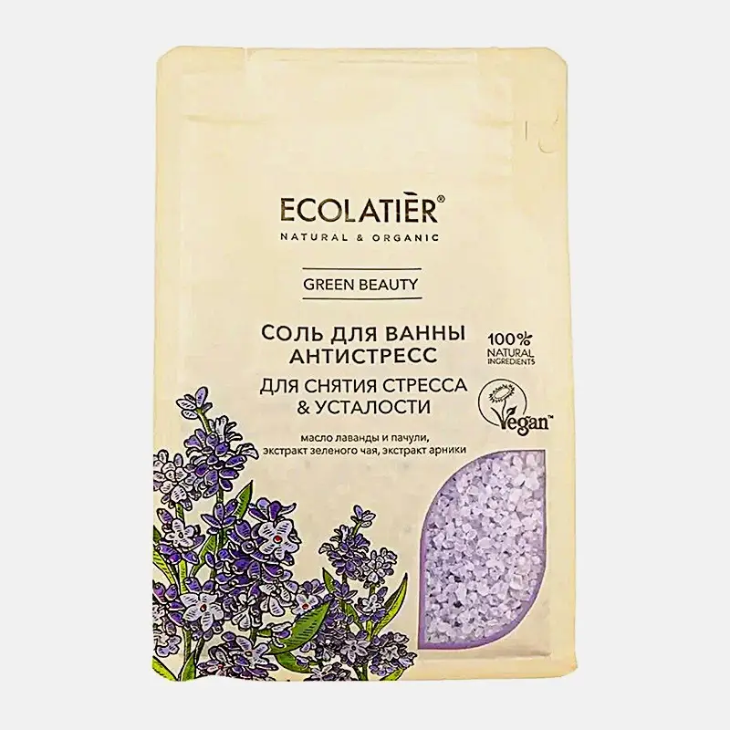 Соль для ванны Антистресс Ecolatier Green Beauty 600г