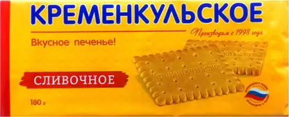 Изображение товара Печенье затяжное сливочное Кременкульское 180г
