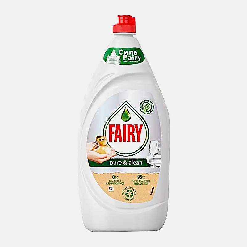 Средство для мытья посуды Fairy Pure&Clean 1350мл - фото 2