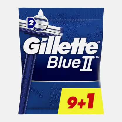 Бритвы Gillette Blue II одноразовые мужские 2 лезвия 10шт