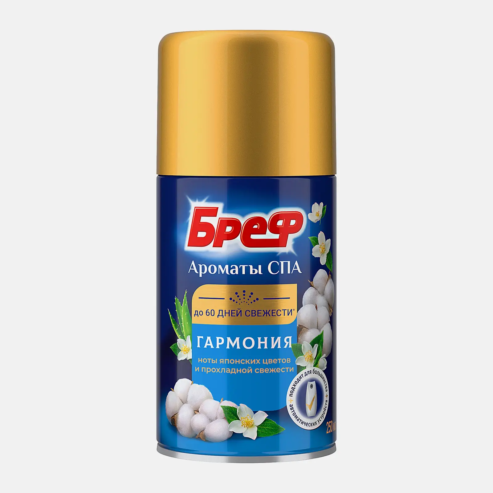 Изображение товара Освежитель воздуха Ароматы СПА Гармония Бреф 250 мл свежий аромат цветов и фруктов