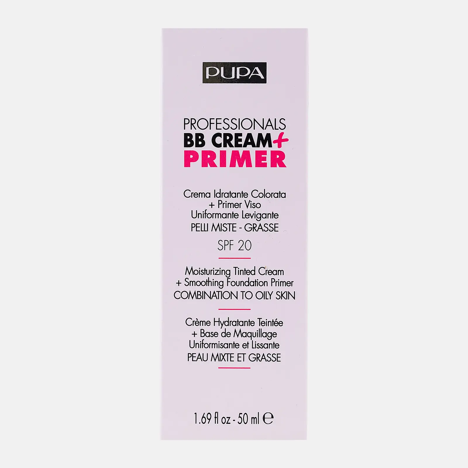 BB-крем + основа для макияжа для жирной кожи Professionals BB Cream+Primer тон 002 Pupa - фото 3