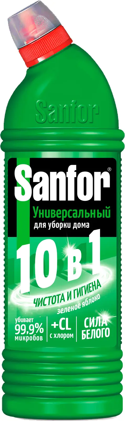 Чистящее средство Sanfor Зеленое яблоко универсальное 750г
