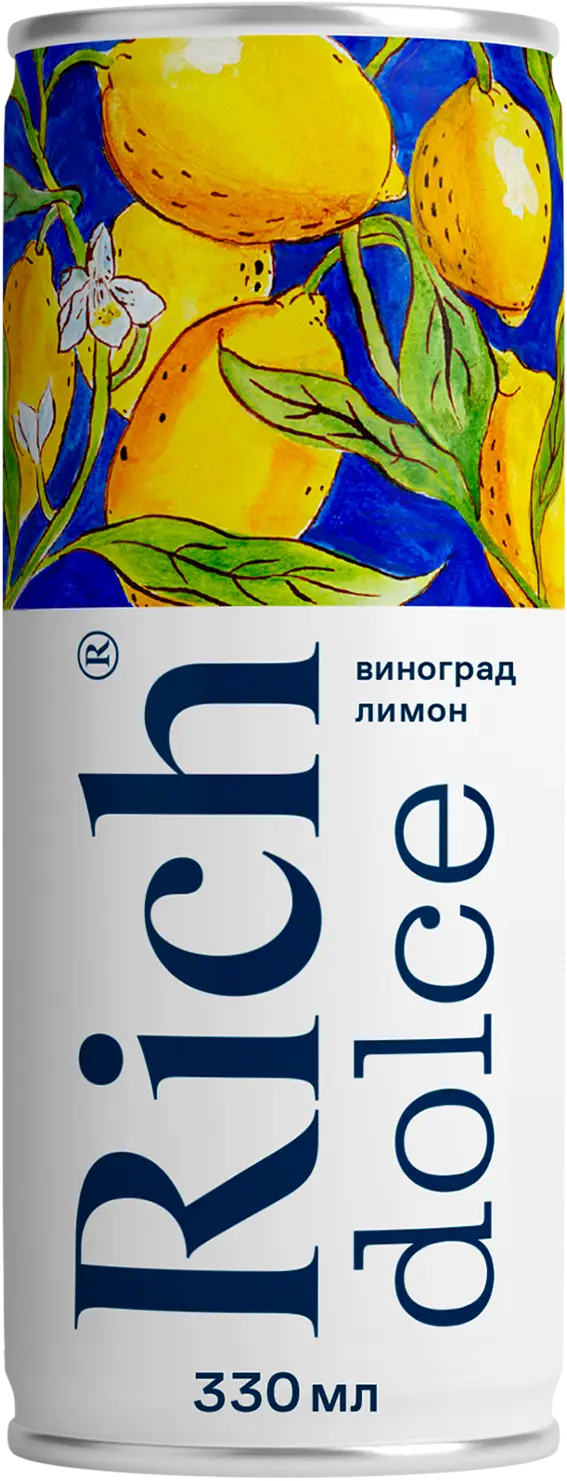 Напиток сокосодержащий Rich Dolce Лимон-Виноград 330мл