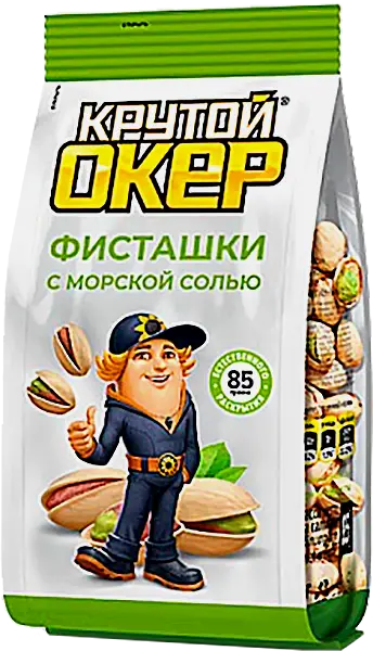 Фисташки с морской солью Крутой Окер 85г