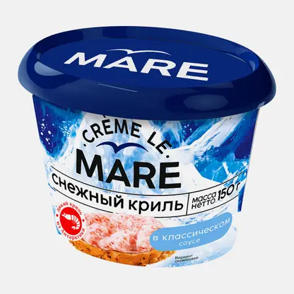 Паста снежный криль в классическом соусе Creme Le Mare 150г