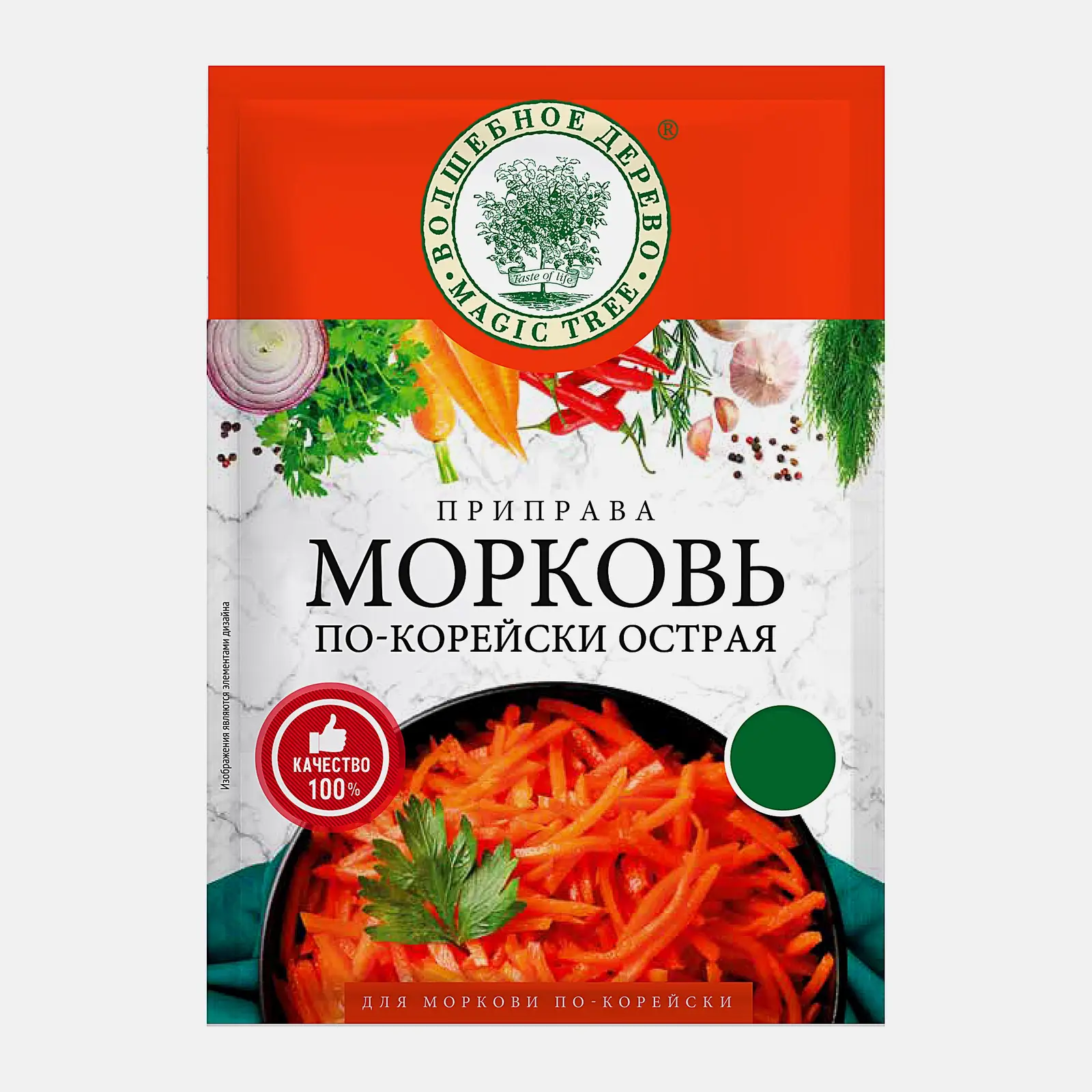 Приправа Волшебное дерево для моркови по-корейски острая 30г