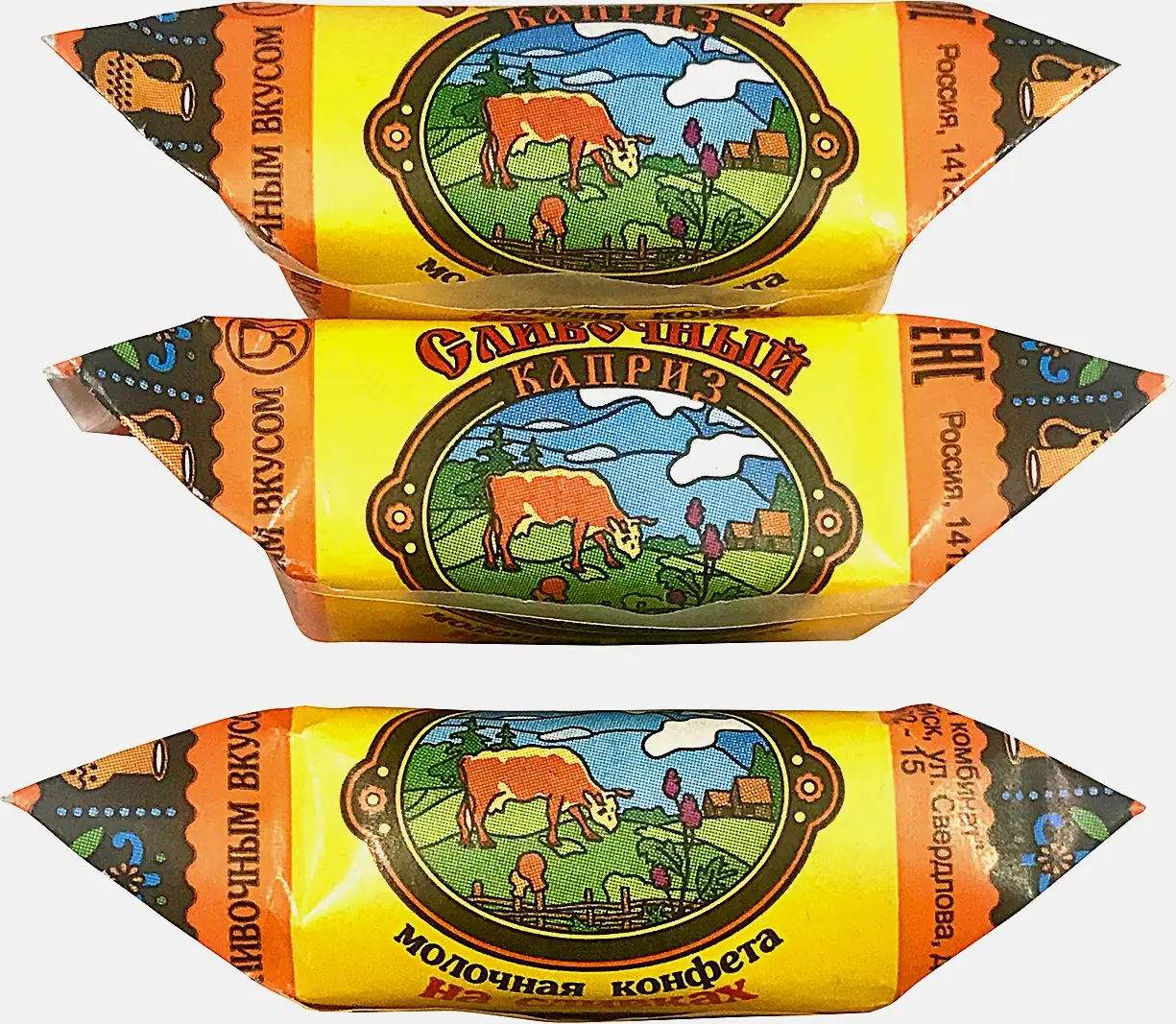 Изображение товара Конфеты молочные на сливках Сливочный каприз 300г