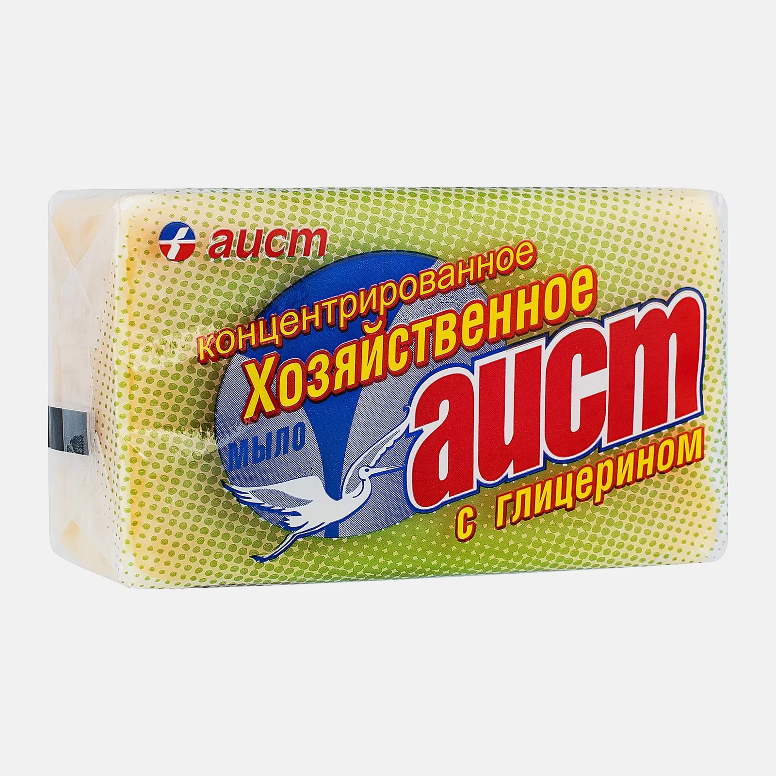 Мыло хозяйственное Аист с глицерином 150г