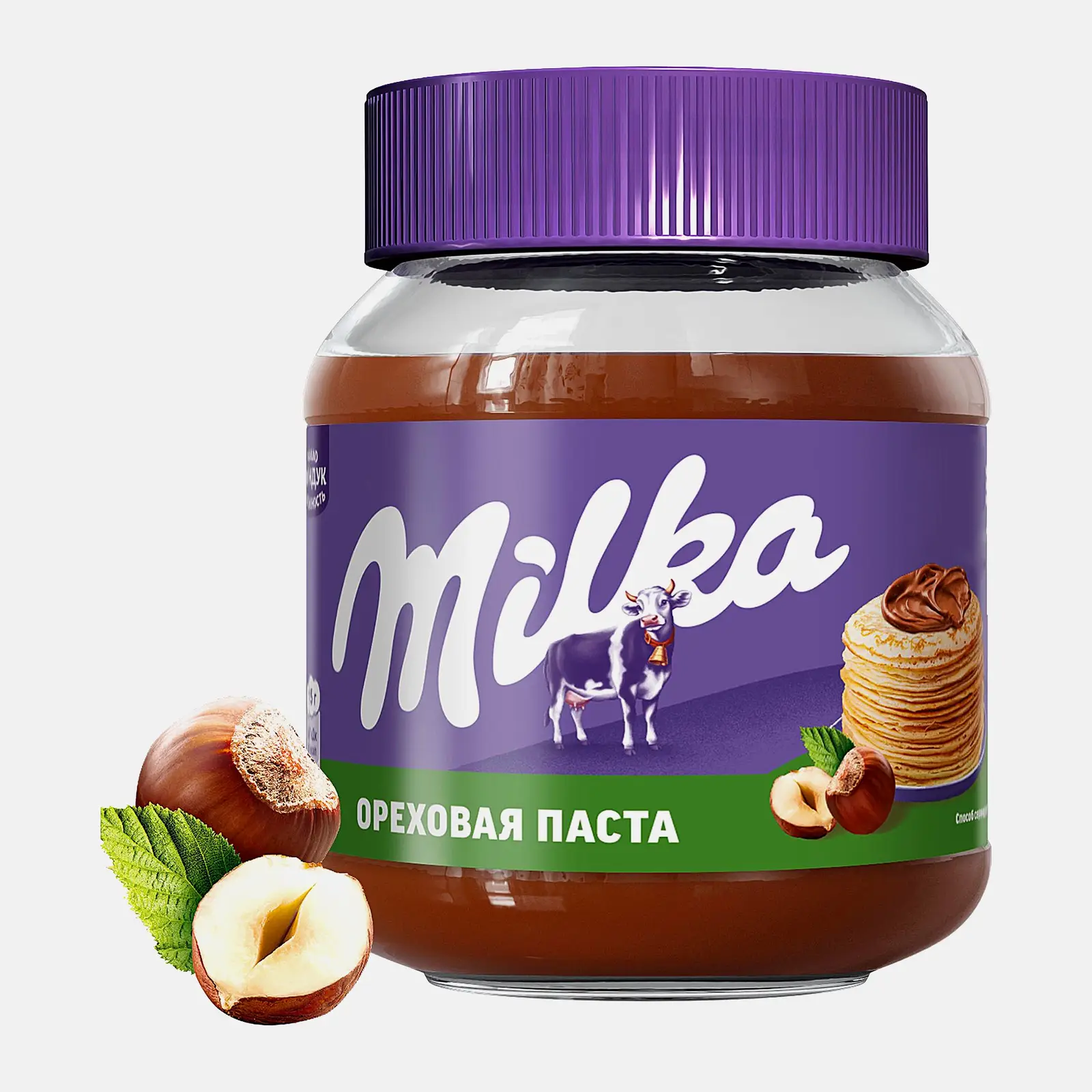 Изображение товара Паста ореховая с какао Фундук Milka 350г