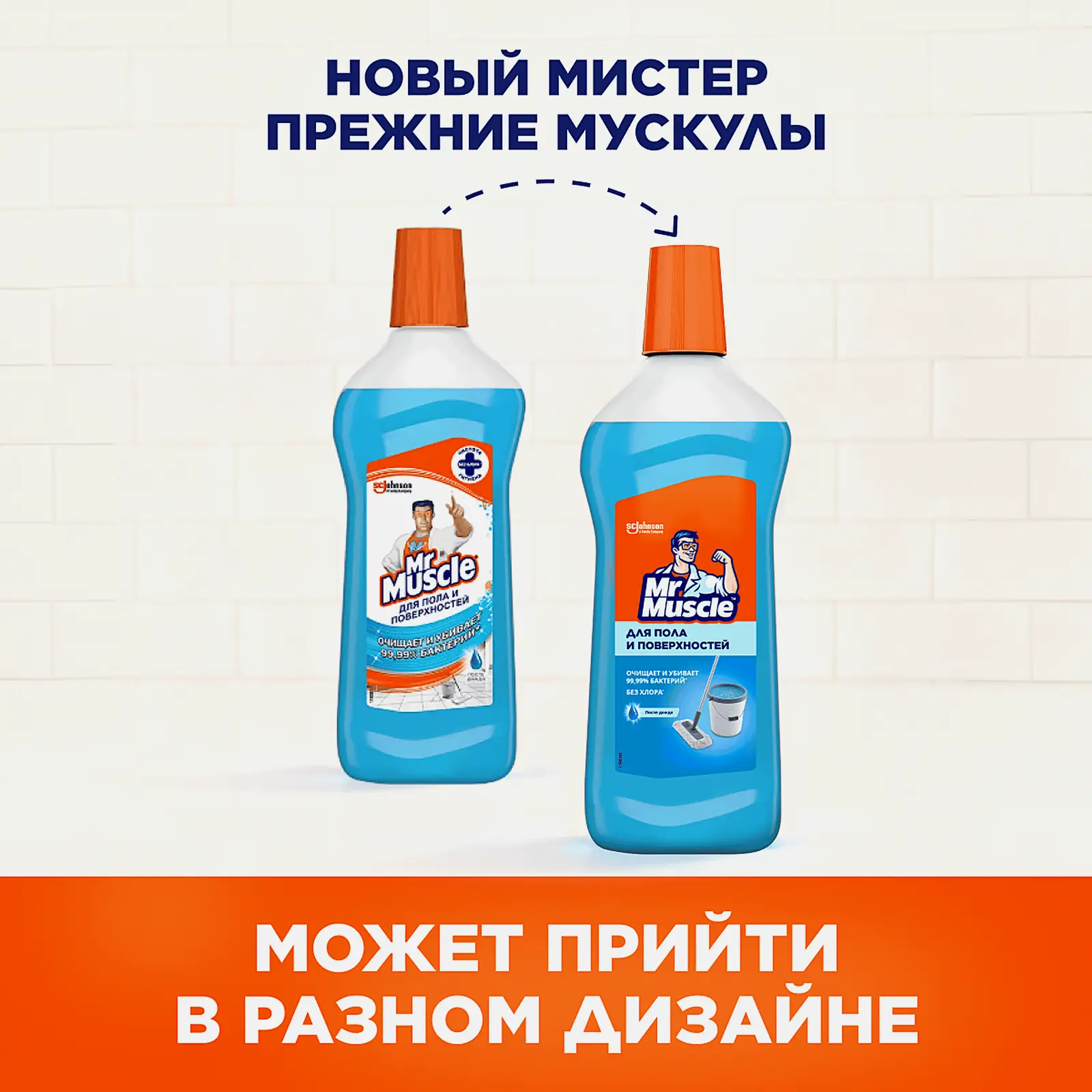 Универсальное средство для мытья пола и других поверхностей Mr. Muscle После дождя 500мл - фото 3