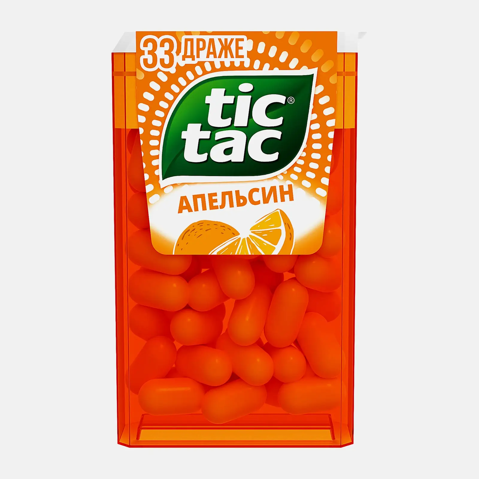 Изображение товара Драже Апельсин Tic-Tac 16г освежающий цитрусовый вкус