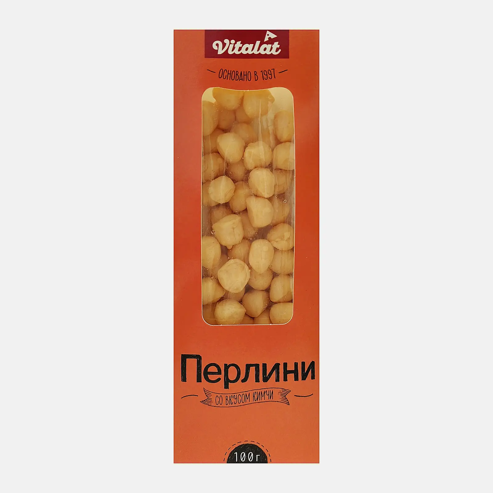 Сыр Перлини со вкусом кимчи Vitalat 40% 100г Сыр Перлини со вкусом кимчи Vitalat 40% 100г