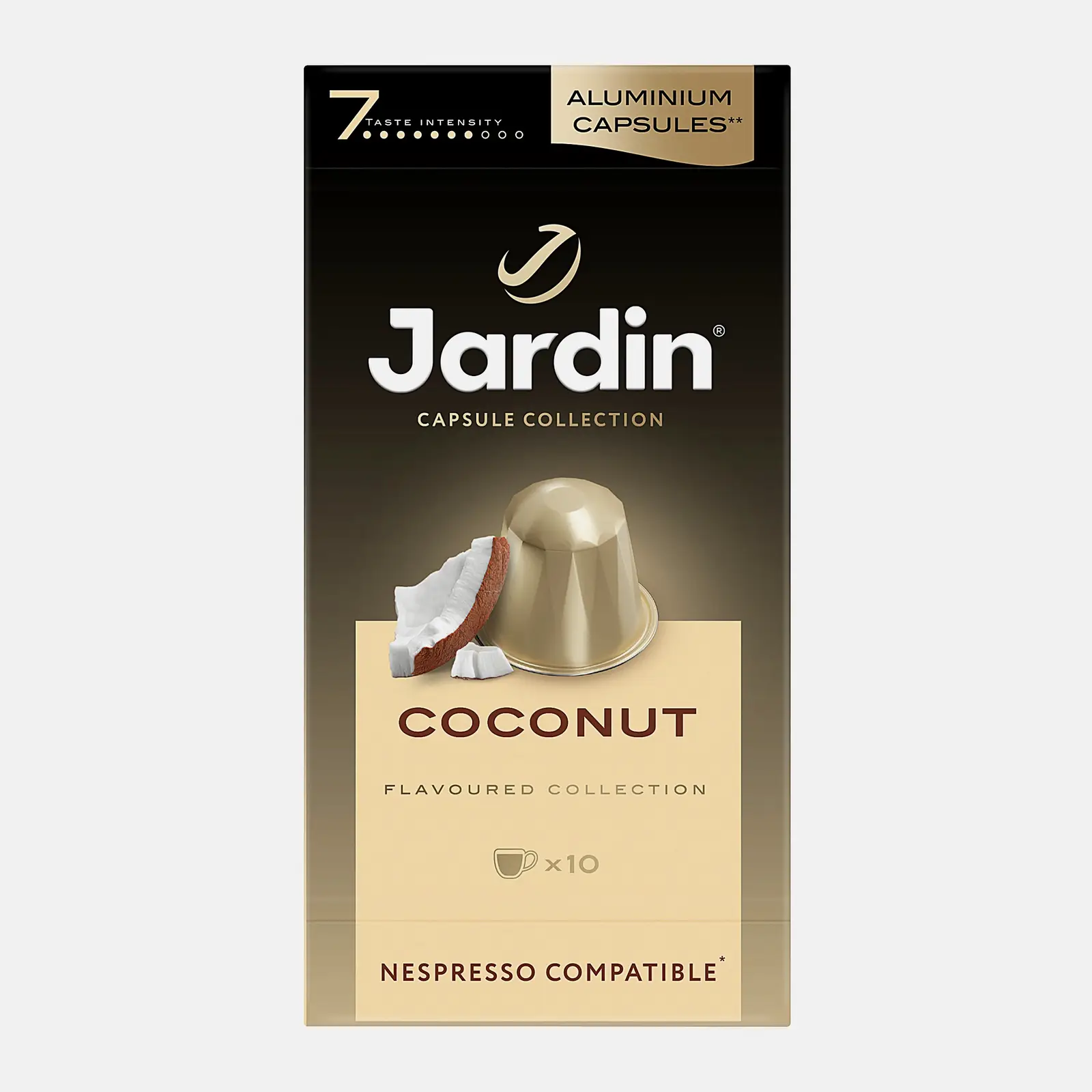 Изображение товара Кофе молотый Jardin Coconut в капсулах 10шт 50г для эспрессо с ароматом кокоса