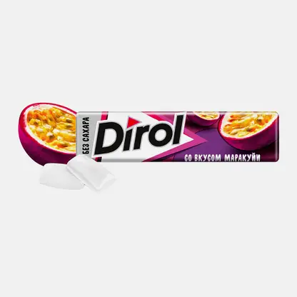 Жевательная резинка Dirol Маракуйя 13.6г