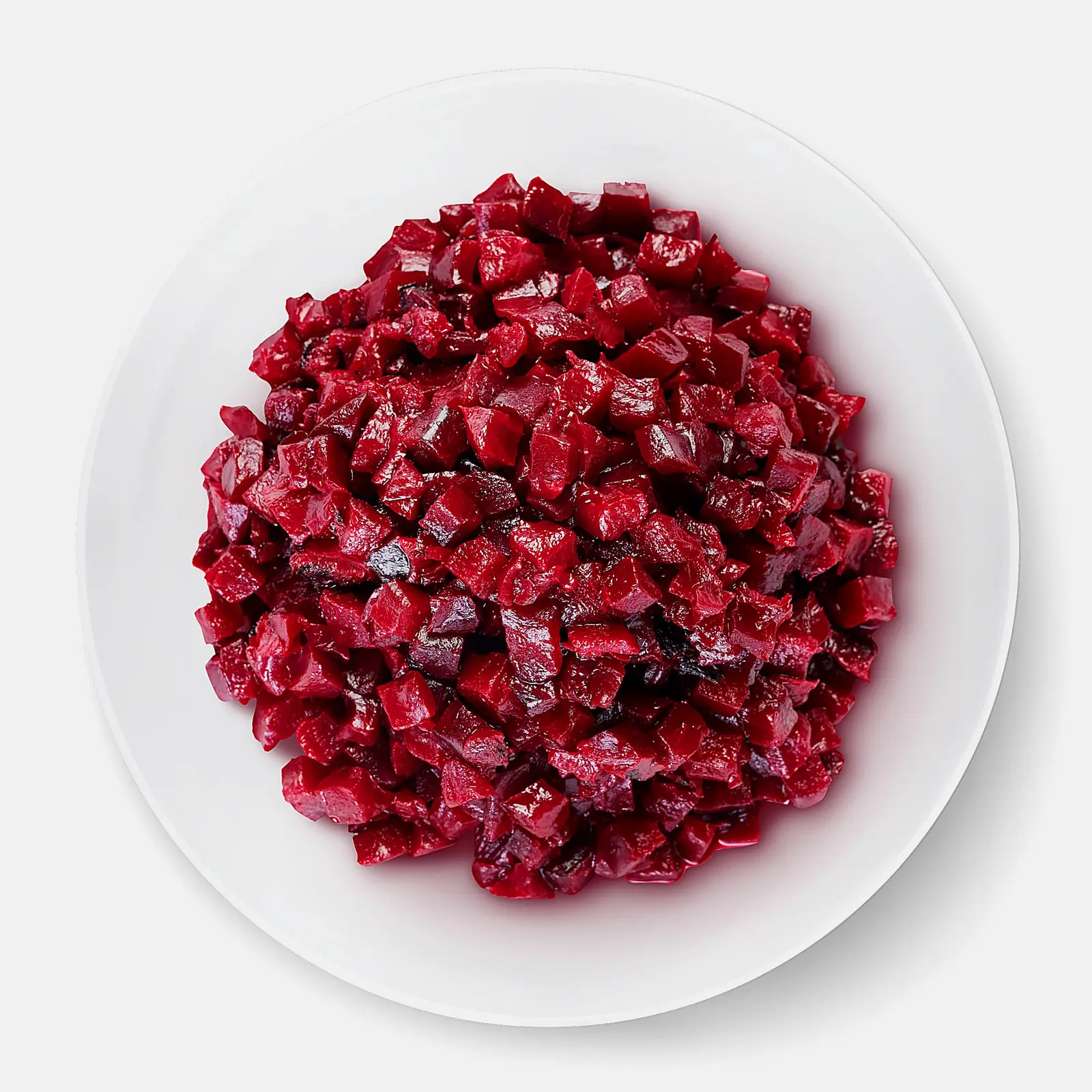 Изображение товара Свёкла отварная кубиками 500 г - идеальная заготовка для винегрета