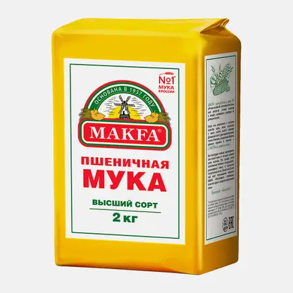 Мука Makfa Пшеничная 2кг