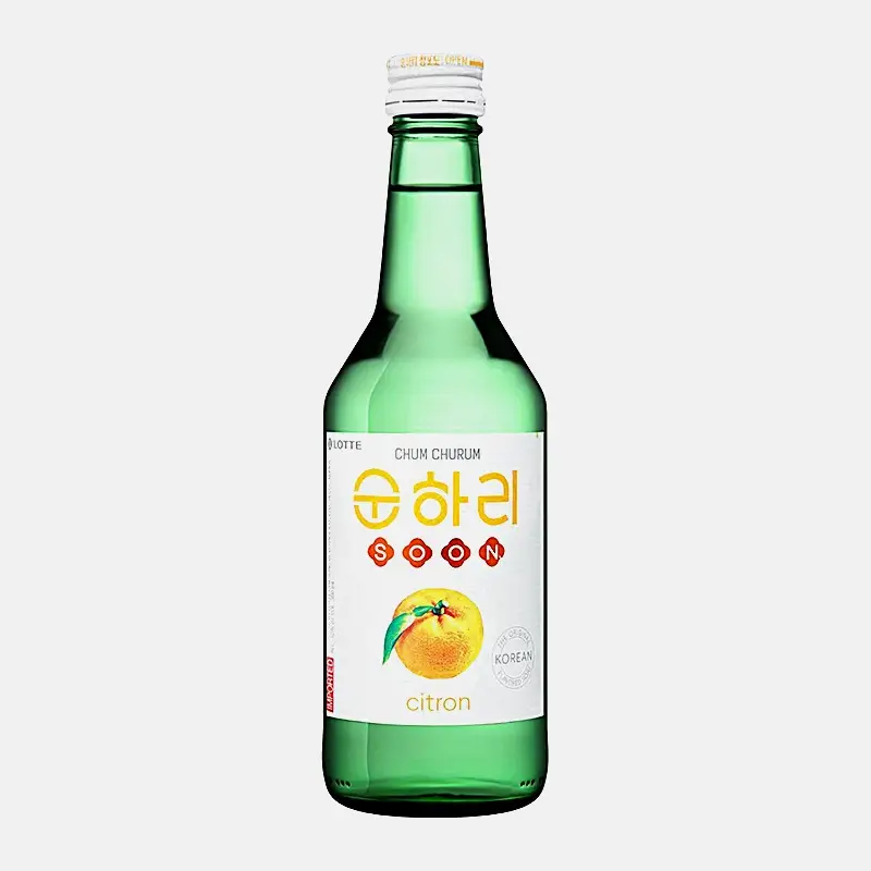 Изображение товара Chum Churum Соджу со вкусом цитрон 360мл - корейский алкогольный напиток