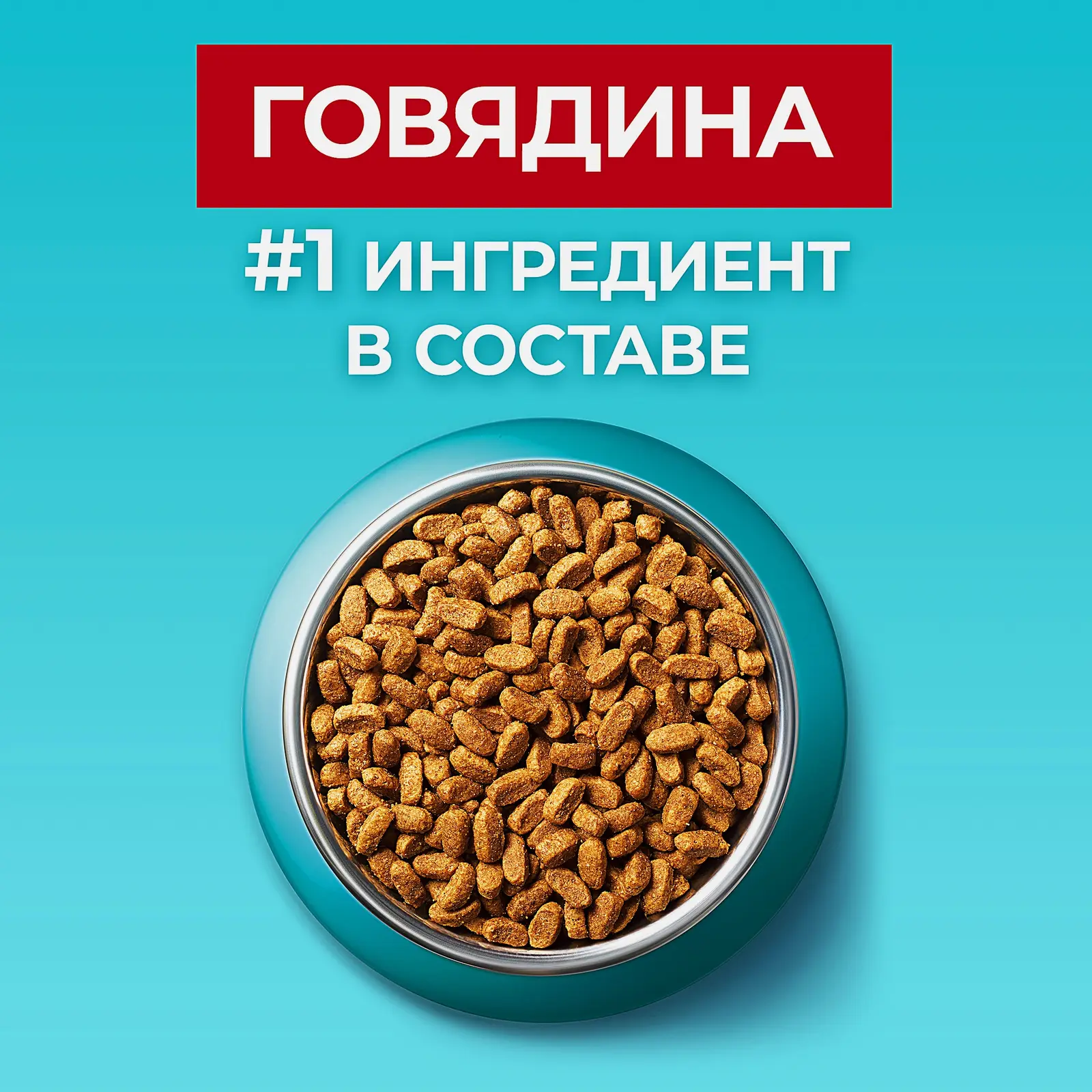 Сухой корм для стерилизованных кошек Purina ONE с говядиной и пшеницей 3кг