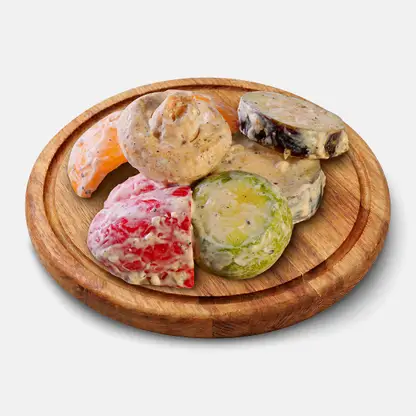 Овощной микс Фиеста с соусом