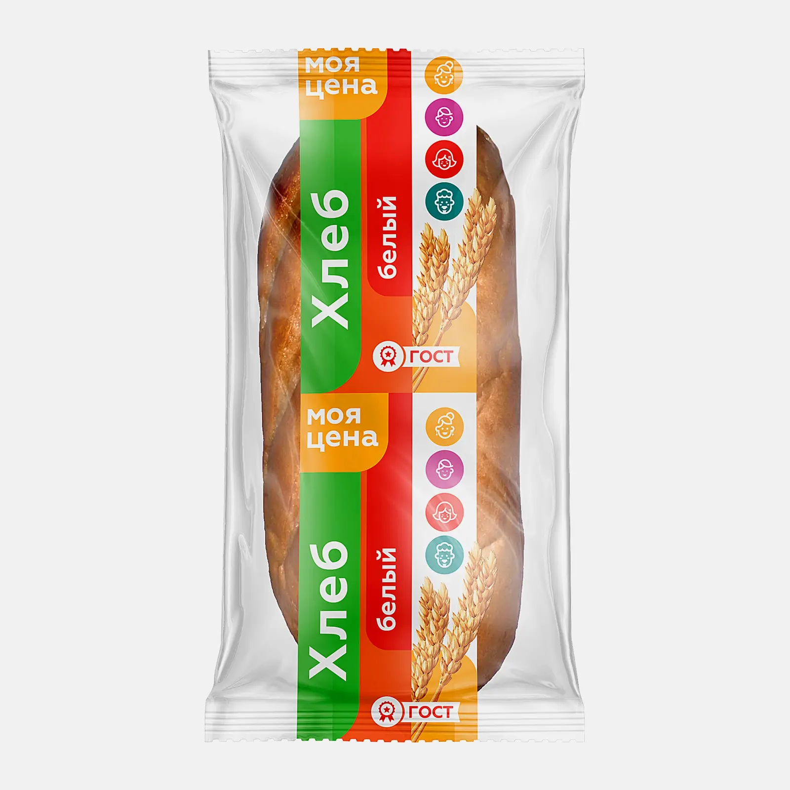 Изображение товара Хлеб Белый Моя цена 380г