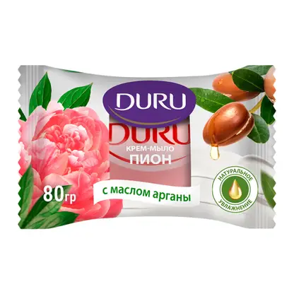 Крем-мыло Duru пион с маслом арганы 80г
