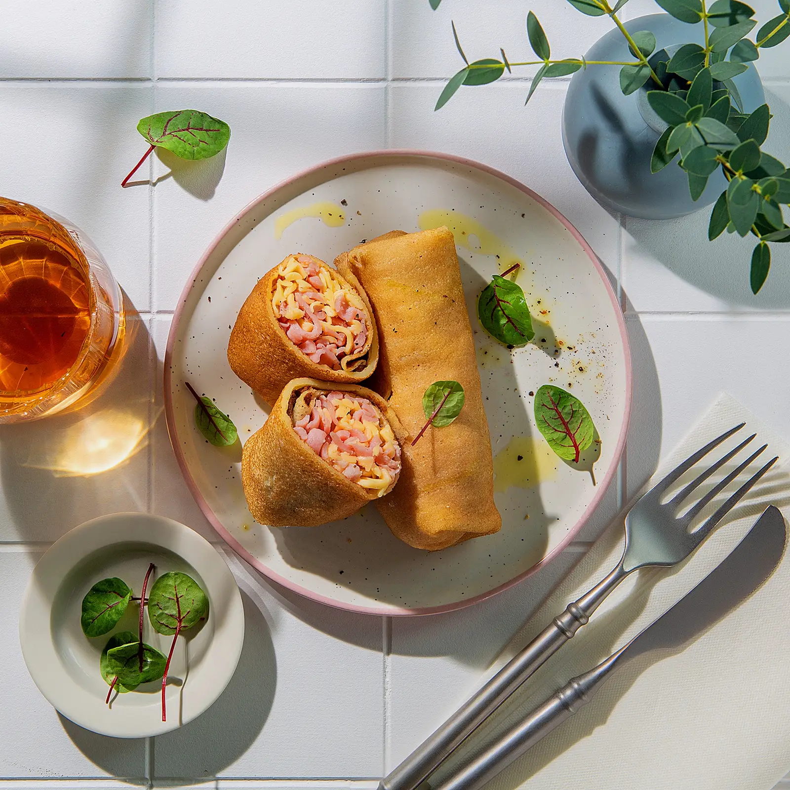 Изображение товара Блинчики с ветчиной и сыром М Кухня 160г вкусное быстрое блюдо