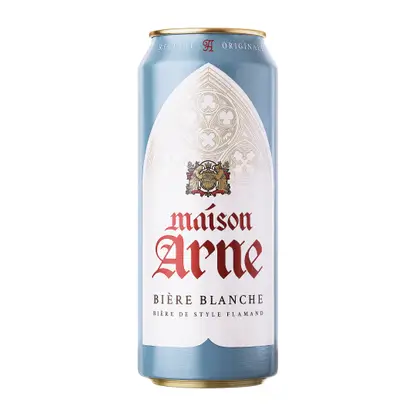 Пивной напиток Maison Arne Biere Blanche 4.9% 430мл