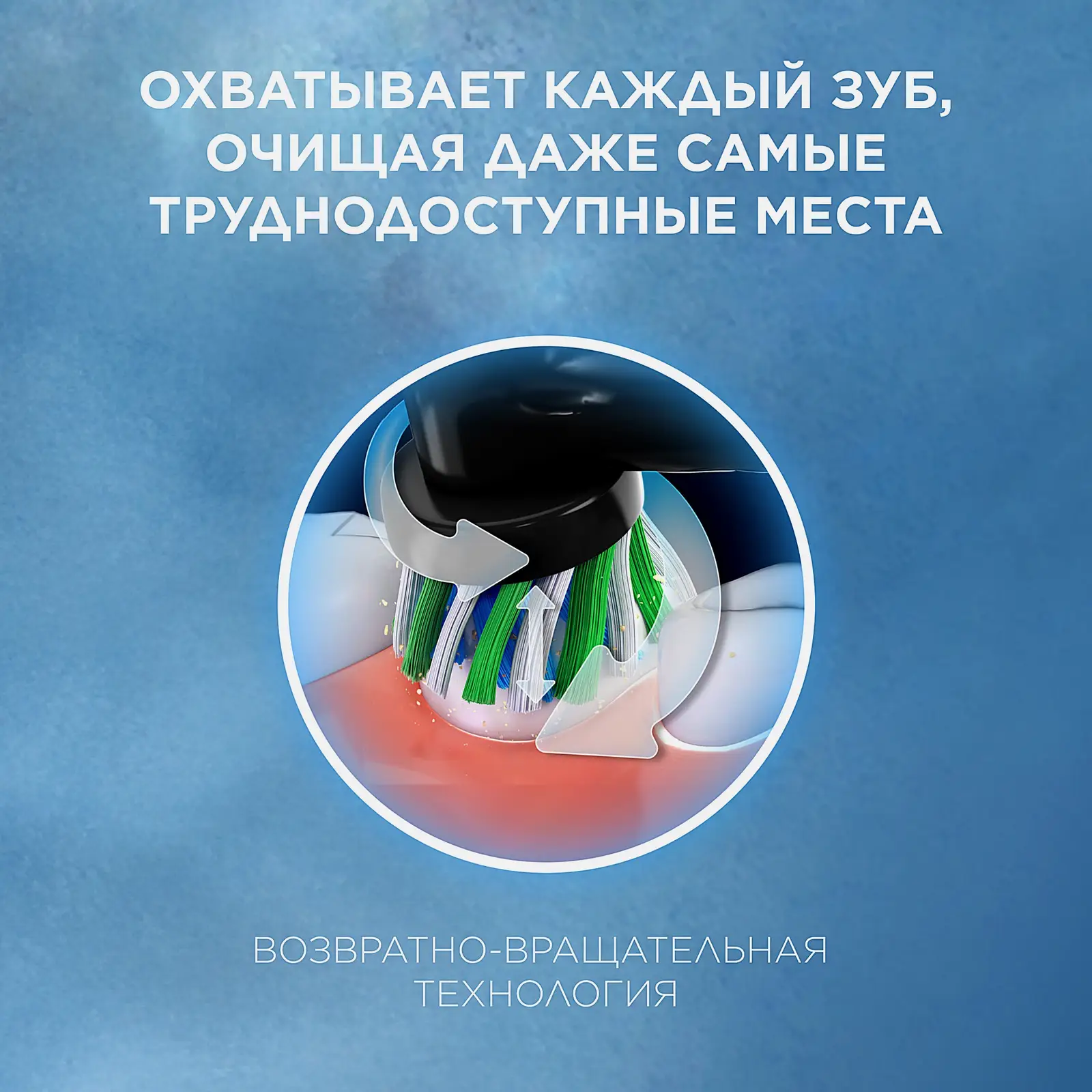 Зубная щетка Oral-B Vitality Pro 3708 Насадка Cross Action Лиловая - фото 12