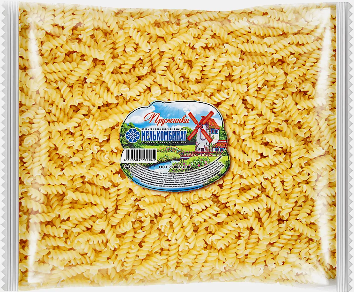 Изображение товара Макароны Тверь МК Пружинки 900г - вкусные и быстрые в приготовлении макароны