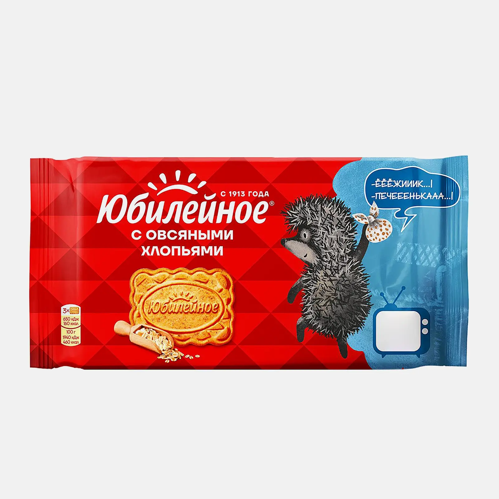 Печенье с овсяными хлопьями Юбилейное 224г Печенье с овсяными хлопьями Юбилейное 224г