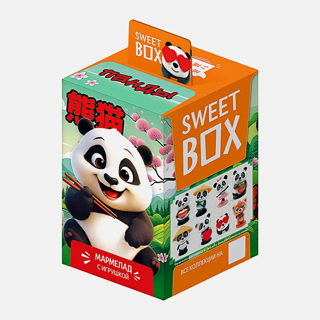 Мармелад с игрушкой Sweet Box 10г в ассортименте