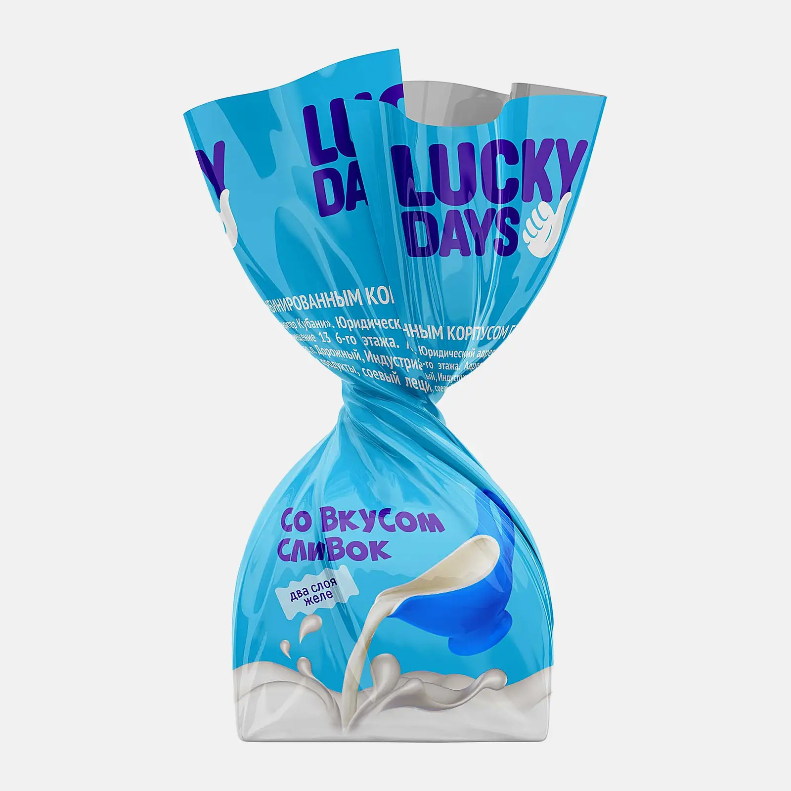 Изображение товара Конфеты Lucky Days глазированные со сливочным вкусом 0.30 кг